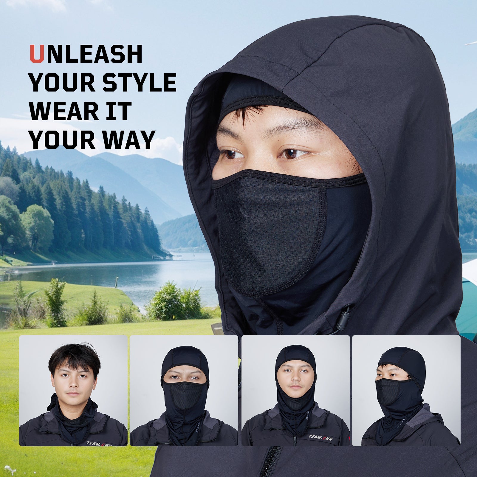 1TG Tactical Summer Balaclava Full Face Mask